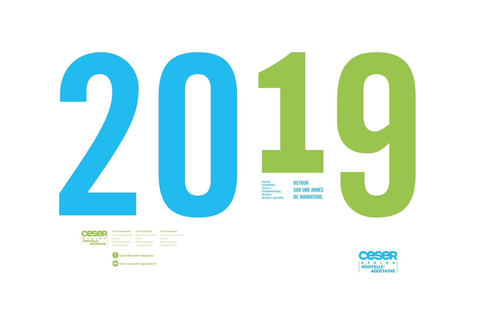 Couverture du bilan 2019 du CESER