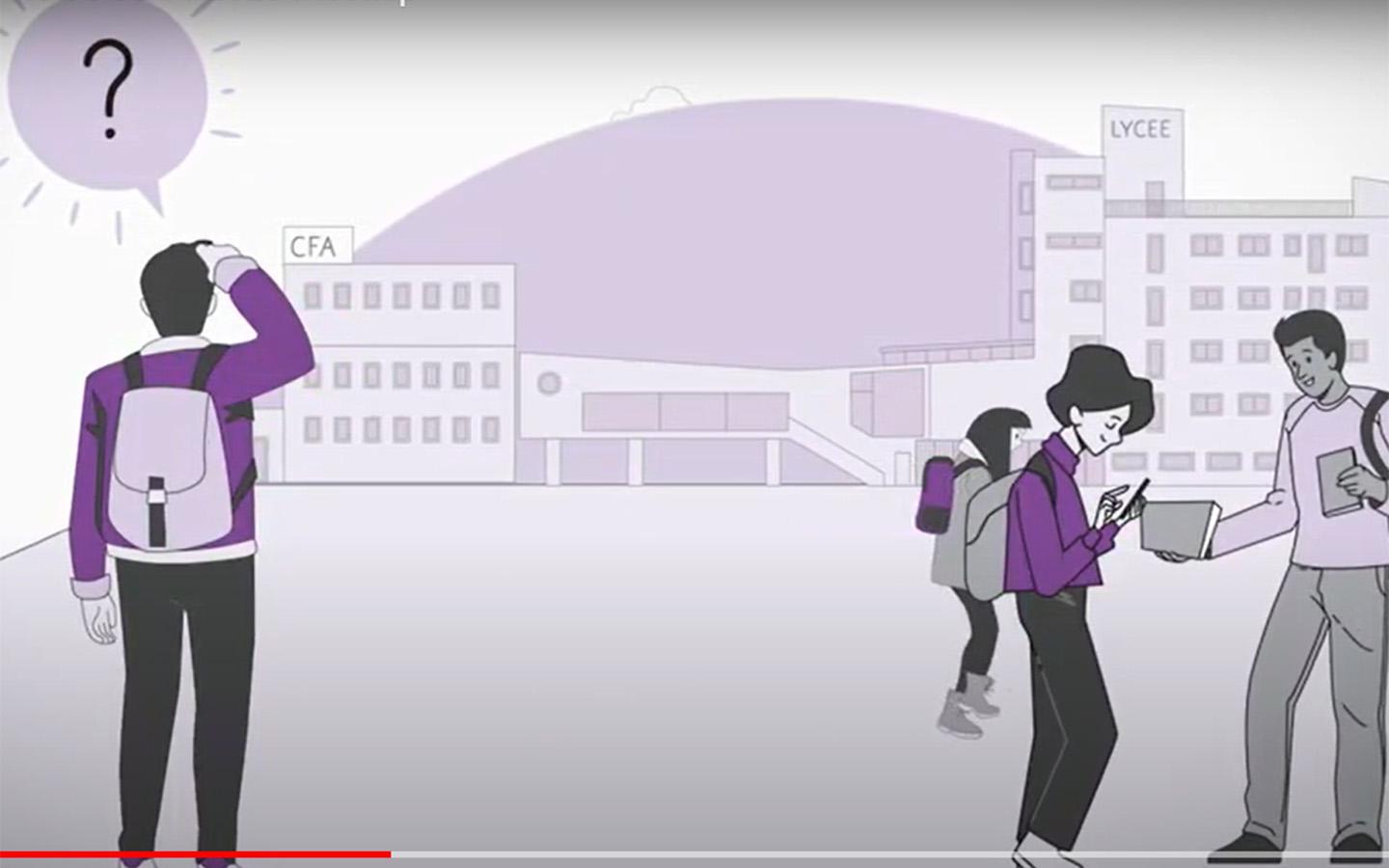 Image de la vidéo du CESER sur le parcours de vie