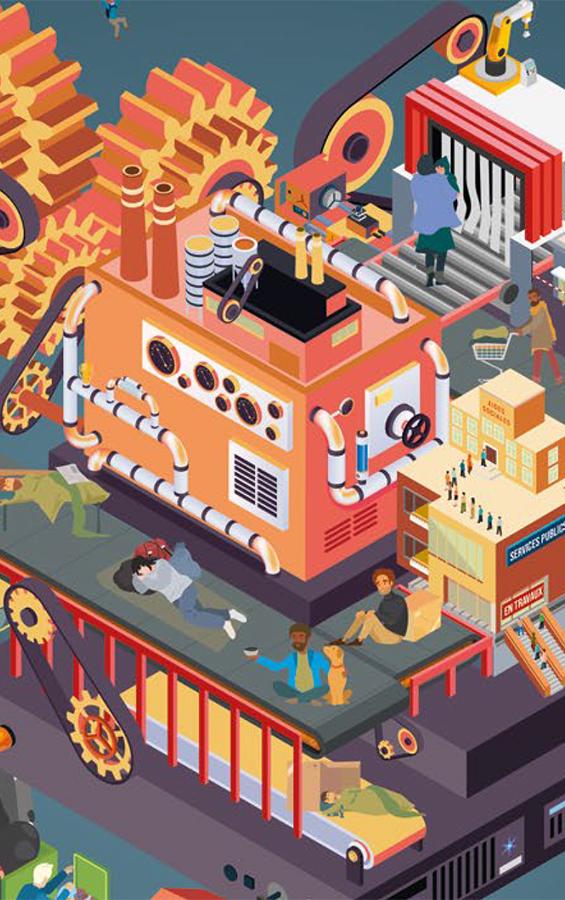 Visuel rapport pauvreté